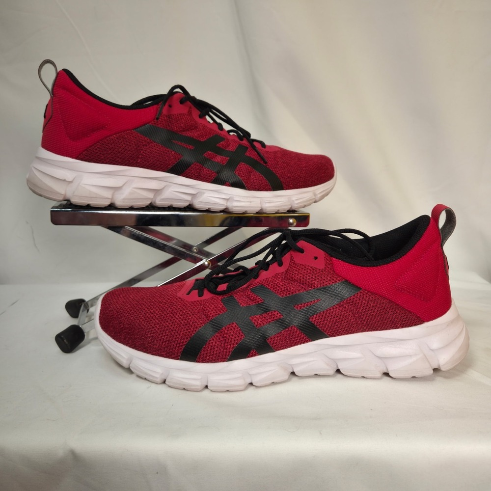 ASICS Gel Quantum Lyte Shoes Red Sneakers Running Trainers Men Size 11
